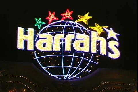 Harrah's Sign Stockbeeldmateriaal 817927