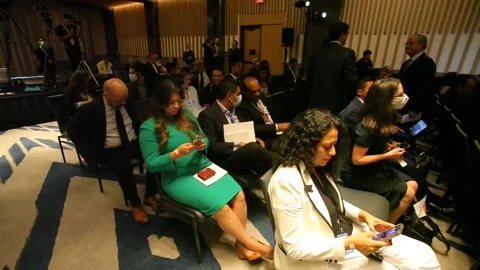 Harris launches gender equality plan for Central America, Los Ángeles, US - 08 J 動画素材 204146986