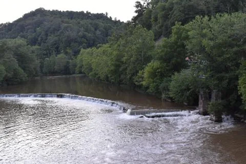 Harrison County dam scene Foto stock