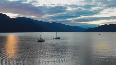 Harrison Lake Stock Footage 111910560