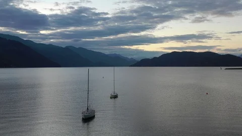 Harrison Lake Stock Footage 111911035