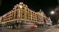Harrods at night. Timelapse. 25fps. HD Footage