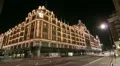 Harrods at night. Timelapse. 29.97fps. HD Footage