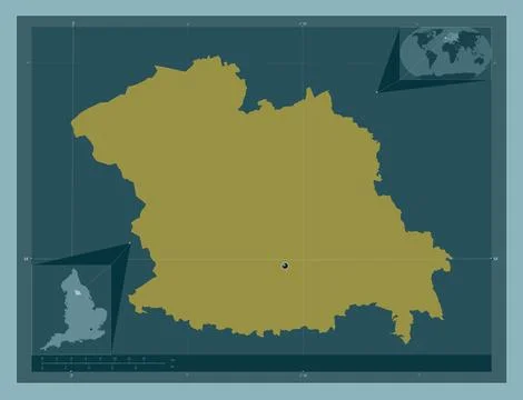 Harrogate, England - Great Britain. Solid color shape Stock Illustration