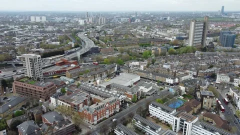 Harrow Road Area Stock Footage 327539159