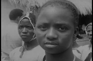 Harry Belafonte Interacts With Guineans In A Stage Production In The 1960S. Stock Footage