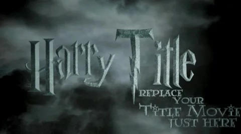 harry potter after effects template download