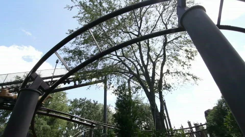 Harry Potter Roller Coaster Stock Footage 768242