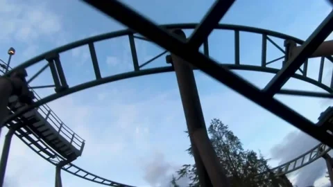 Harry Potter's Roller coaster POV at Universal Studios Hollywood Stock Footage 134210248