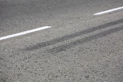 Harsh Braking 写真素材