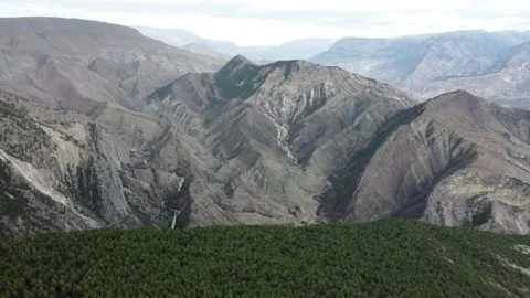 Harsh mountainous terrain Stock Footage 195200111