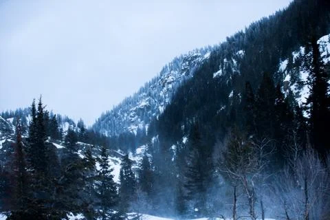 Harsh mountains Foto stock
