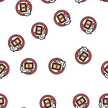 Harsh soap vector seamless pattern イラスト素材