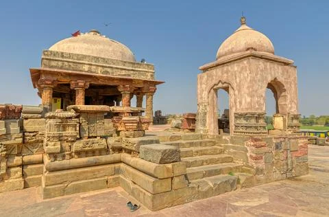 Harshat Mata Temple historical remains in Abhaneri India 写真素材