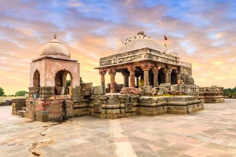 Harshat Mata Temple Stock Photos