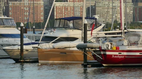 Harsimus Marina Stock Footage 41755946