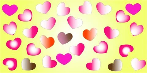 Hart backround Stock Illustration