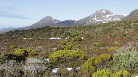 Hartz Peak in windy weather Stock Footage 71763734