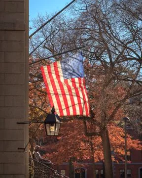 Harvard Flag Stock Photos