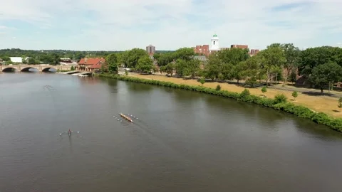 Harvard John Weeks Footbridge 8 Stock-Footage 205003237