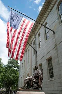 Harvard monument Stock Photos