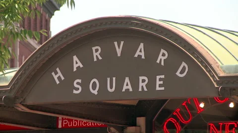 Harvard Square Sign Vidéo 41894827