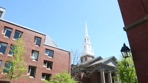HARVARD UNIVERSITY STEEPLE Stock Footage 178513946