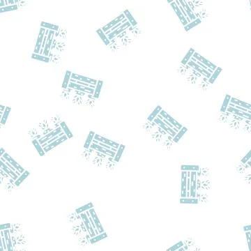 Harvest box pineapple glyph vector seamless pattern イラスト素材