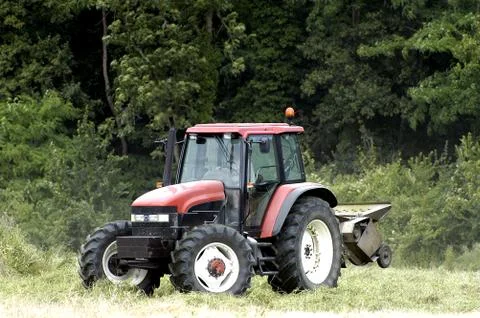 The harvest of colza Stock Photos