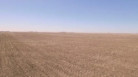 Harvested Field Stock Footage 265504861