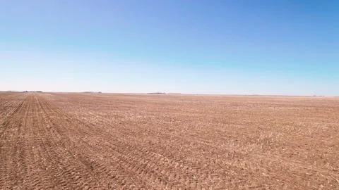 Harvested Field Stock Footage 265504970