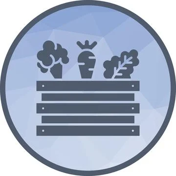Harvested Vegetable icon vector image. Stock Illustration
