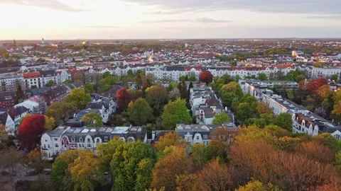 Harvestehude_Evening Video stock 188467037