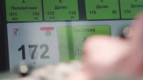 Harvester cabin Video stock 166091444