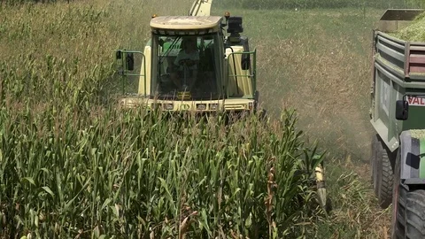 Harvester detail Stock Footage 79098319