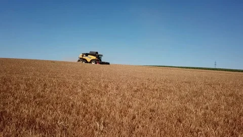 Harvester on field 2 動画素材 119522979