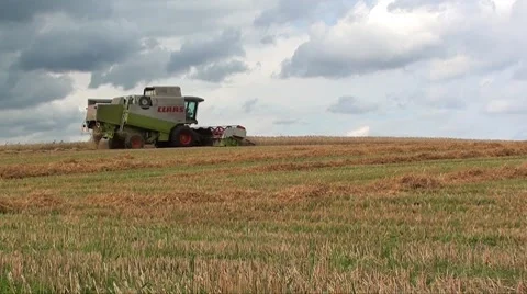 Harvester Stock Footage 8662729