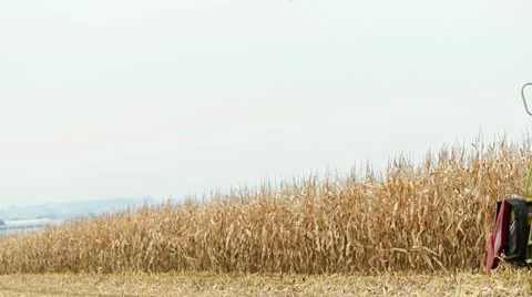 Harvester Stock Footage 12518321