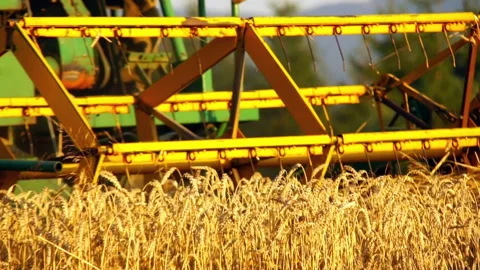Harvester Stock Footage 91319867