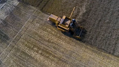 Harvester Stock Footage 95032820