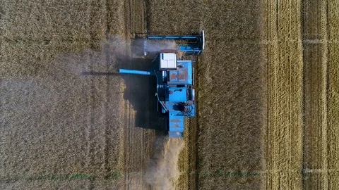 Harvester Stock Footage 95032845