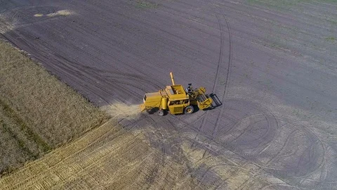 Harvester Stock Footage 95032860