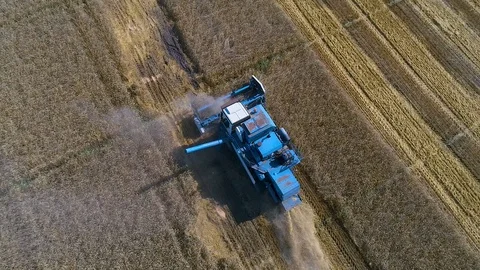 Harvester Stock Footage 95032974