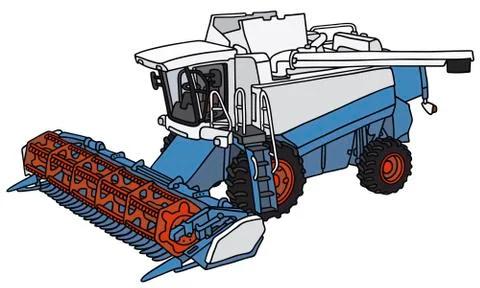 Harvester Stock Illustration