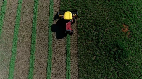 Harvesting field Stock Footage 194164771