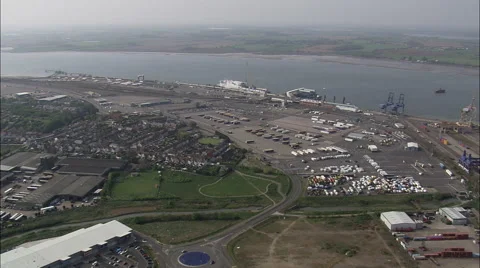 Harwich Ferry Terminal 스톡 동영상 65260143