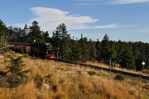 Harz steam train Stock Photos