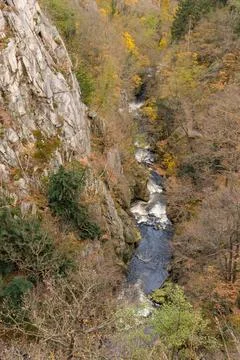 Harzer Hexenstieg Bodetal Bode Stock Photos