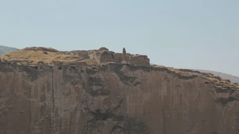 Hasankeyf Caves Stock Footage 123689693