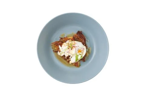 Hash brown with cheese Stock Photos